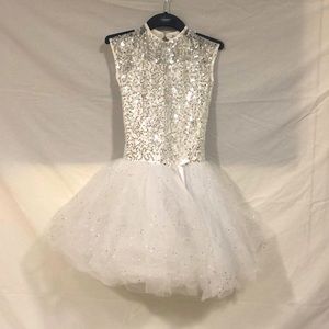 Childrens Large White Recital Costume